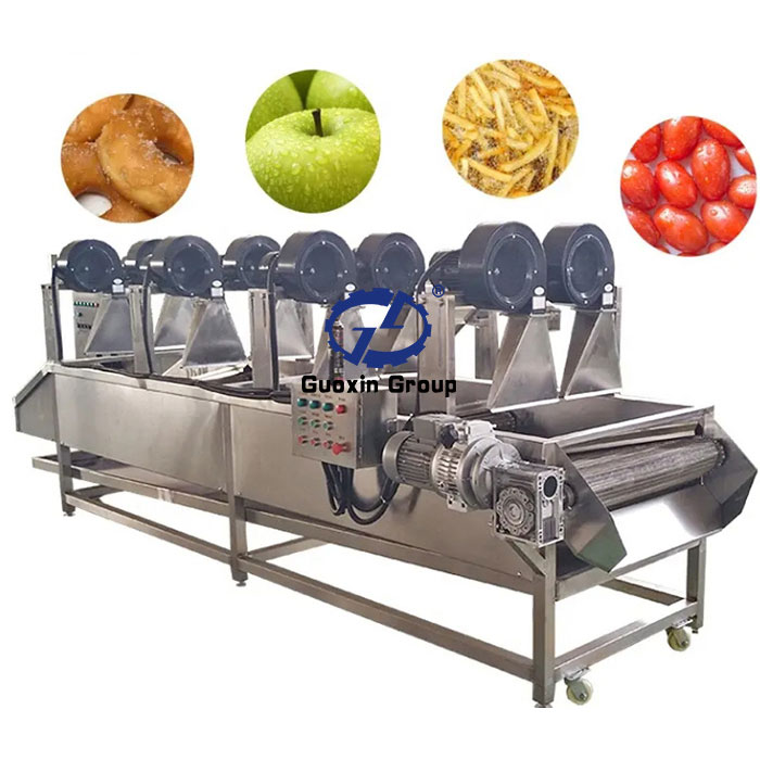 Air cooled dewatering machine