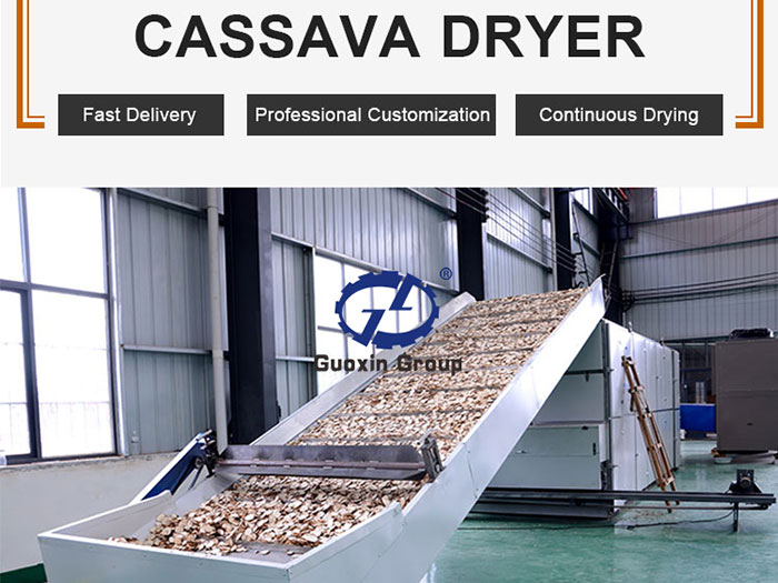 Cassava chips drying production line